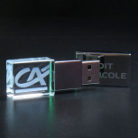 Clés USB en verre