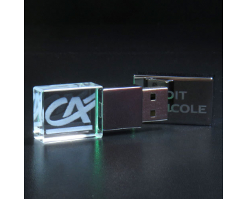 Clé USB  en verre
