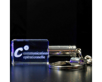 Porte clés en verre