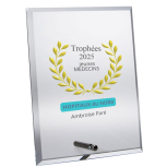 Trophée Plaque en verre