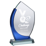 Trophée gravé en verre