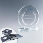 Trophée Octogonal Verre