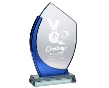 Troph&eacute;e en verre&nbsp;&nbsp;voile 2