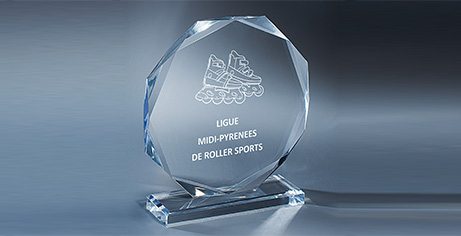 Trophées en plexiglass